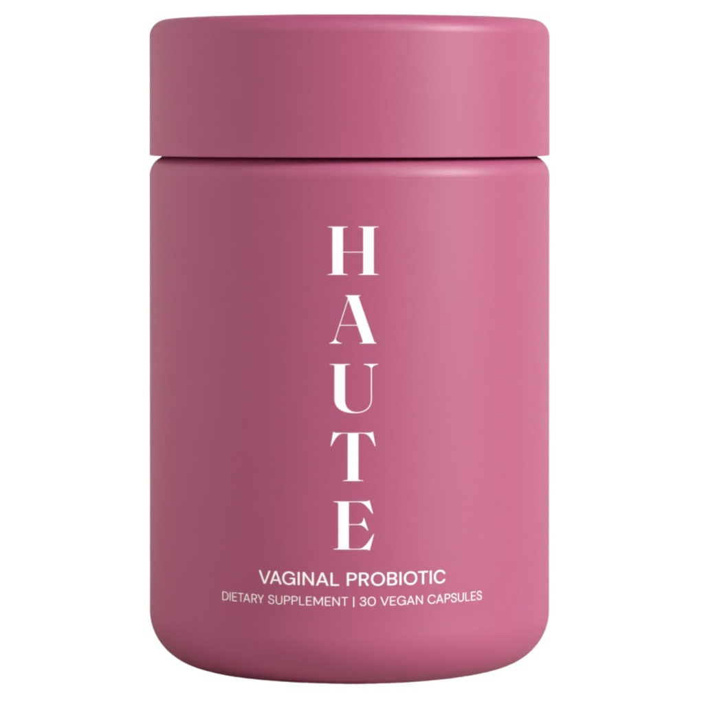HAUTE Vaginale Probiotica met Prebiotica en Lactobacillus Crispatus, pH-balans, gezonde Vaginale Odor, Digestieve Ondersteuning, 30 Tellen