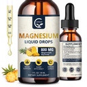 (2 Pack) Magnesium Glycinate Liquid Drops 
