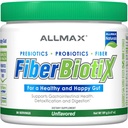 ALLMAX Naturals - FiberBiotix - Ondersteunt gastro-intestinale gezondheid, ontgifting en spijsvertering voor een gezonde en gelukkige Gut (189g, ongearomatiseerd)