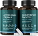 Potent Lumbrokinase Supplement (120 Servings) 40mg/Serving (Max Activity - 800.000 Units) - Lumbrokinase Enzymes Capsules for Energy Support, Digestie, Cognition & Gut Health - Gelijkaardig aan Nattokinase