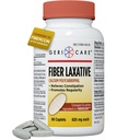 GeriCare Fibre Laxative - 625mg Supplément de fibre de polycarbophile de calcium pour les femmes et les hommes - Soulagement efficace de l'OTC doux pour la constipation et les hémorroïdes - Capsules de fibre insoluble (90 Nombre)
