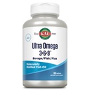 KAL Ultra Omega 3-6-9 1200mg de l'huile de poisson avec/Cold Pressed Line & Borage Oil.