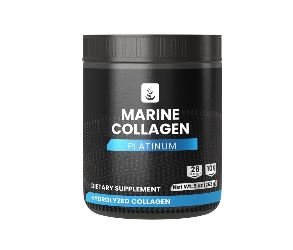 PURE ORIGINAL INGREDIENTS Hydrolyzed Marine (Fish) Collagen, 9 oz, Always Pure, No Fillers