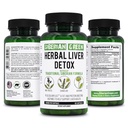Siberische groene kruiden lever Detox met melk distel Artichoke Dandelion 60 Capsules 