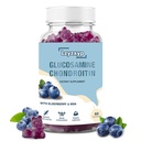 1 Packs 3000mg Glucosamine Chondroitin Gummies met MSM & Vlierbes - Extra sterkte, Antioxidant Immune Support Supplement Joint Health, Flexibiliteit voor volwassenen, mannen & vrouwen 60Cts (1)