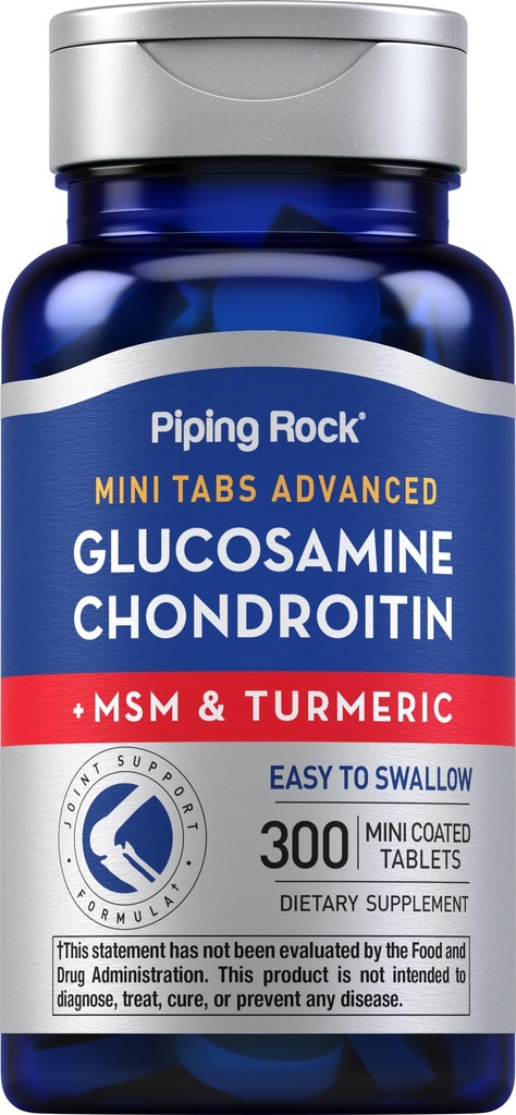 Piping Rock Glucosamine Chondroitin MSM en Kurkuma 
