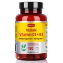 FAMILI+ 180 Days Vegan Vitamin D3+K2 Softgel met Kokos MCT olie 