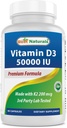 Best Naturals Vitamine D3 50.000 IE met MK-7 K2 200 mcg 
