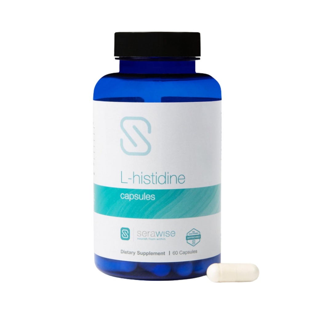 L-Histidine 600 Mg Capsules by Dr. Ana Maria Temple | Breakthrough Amino Acid for Clear Skin | Safe for Children and Babies | Capsule Can be Sprinkled on Food | 60 Capsules