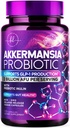 Akkermansia Probiotic - 2 Billion AFU per Serving - Best Strain for GLP-1 Production Support with Prebiotic Fiber for Natural Digestive & Gut Health - Bottled in USA for Women & Men - 120 Capsules
