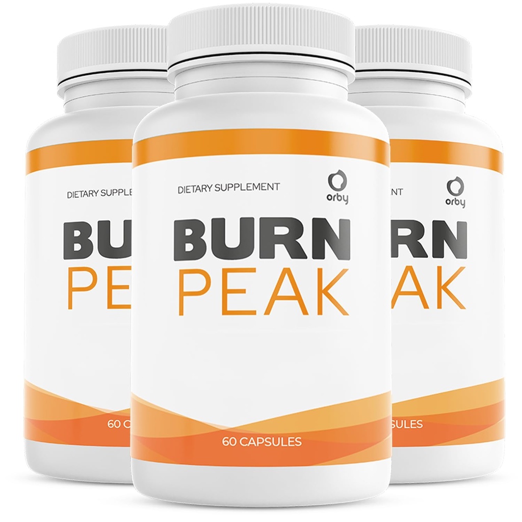 BurnPeak – 100% Natural Formula with Apple Cider Vinegar, Ginger, Green Tea & More – Non-GMO, Easy-to-Take, Made in USA - 60 Capsules, 3-Month Supply