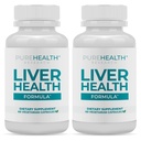 PUREHEALTH Onderzoek Lever Gezondheid Lever Reiniging Detox & Reparatie Ondersteuning Supplement- met melk distel, Kurkumapoeder, Dandelion, Artichoke, Beetwortel, Gember, L Cysteine HCL & More - 120 Capsules