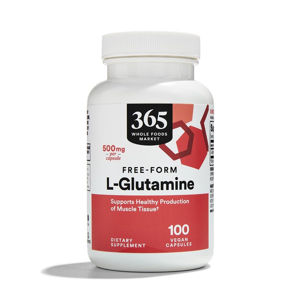 365 door Whole Foods Market, L-Glutamine 500mg, 100 ct