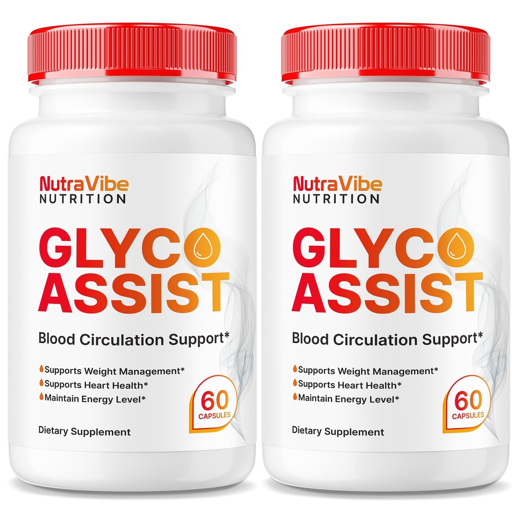 (2 Pack) Glyco Assist Capsules, Official Glyco Optimizer Formula, Premium Blend to Support Healthy Energy, Stable Levels and Circulation, All-Natural GlycoAssist Complex Reviews (120 Capsules)