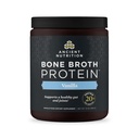 Ancient Nutrition Grass Fed, Bone Broth Protein Powder, 20g Proteïne, Gehydrolyseerde Collageen Peptiden, Keto & Paleo Friendly, Ondersteunt Joint, Gut Health, Vanille, 15 Servers