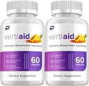 VertiAid Supplement Capsules – VertiAid Natural Blend Formula Focus Memory Support and Reviews (2 Pack – 120 Capsules)
