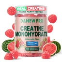 Creatine Monohydraat Gummies 5000mg voor mannen & vrouwen, Creatine Monohydraat voor spierkracht, spier Builder, energie Boost, pre-workout supplement(120 Telling)-Watermelon smaak