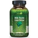 Irwin Naturals Melkdistel Lever Detox - 60 Liquid Soft-Gels, ondersteunt de gezondheid van de lever met Dandelion, Artichoke, Kurkuma & Green Beet Root - 30 Total Servings