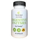 Casa de Sante FODMAP Decompensative Enzymes, Geen Hoge Inulin, Keto Carnivore Intolerance Support, 18 Multi Enzyme Amylase Bromelain Lipase Lactase Protease Papain Alpha galactosidase, Meer - Geen GGO