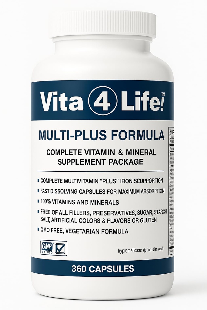 Vita4Life!® Bariatrische Multivitaminen Multi-Plus Formule 