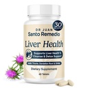 Santo Remedio Liver Support Supplement, Liver Cleanse & Detox, 30 Capsules