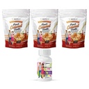 90-Day Bariatric Vitamin Bundle by BariatricPal (Multivitamin ONE "1 per Day!" Iron-Free Capsule and Calcium Citrate Soft Chews 500mg with Probiotics - French Caramel Vanilla)