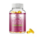 Multi Collagen Peptides Capsules 9500mg: Hydrolyzed Collagen Supplement Type I II III V X with Hyaluronic Acid Glucosamine MSM Probiotics Enzymes, Collagen for Skin Hair Nails Joints Women Men 60