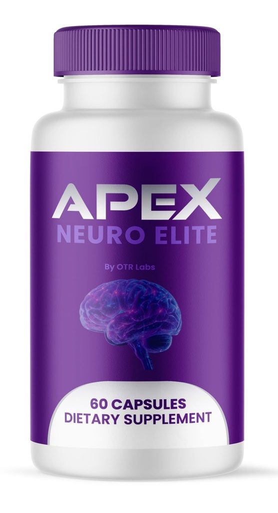 Apex Neuro Elite Capsules, Official ApexNeuroElite Advanced Formula Gotas Daily Support Supplement - Daily All Natural for Overall Health & Wellness, 1 Bottle for 1 Month