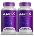 (2 Pack) Apex Neuro Elite Capsules, Official ApexNeuro Supplement Pills with Premium Ingredients, Advanced Formula Support for Overall Health & Wellness Reviews (120 Capsules)