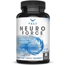 VALI Neuro Force Cerveau Booster Supplément pour Focus, Mémoire, Clarté et Énergie. Extra Strength Nootropic Cognitive Function Support for Mental Performance. avec Caféine Naturelle. 60 Capsules de Véggie
