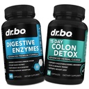 Digestieve enzymen & Colon Cleanser Detox - Verteringssupplement & 15 dagen Intestinaal reinigen pillen voor vrouwen & mannen - snelle natuurlijke Laxative voor constipatie Relief & Bowel Movement Supplements for Gut
