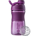 BlenderBattle SportMixer Shaker Bottle Perfect voor eiwitshakes en pre-workout, 20-Ounce, Plum
