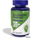 Triple Magnesium Complex - 300mg Magnesium from Malate, Glycinate, and Citrate - Supports Stress Relief & Sleep, Nerves & Metabolism, Muscle Relaxation & Bone Health - 90 Capsules(1 Bottle)
