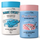 Legendairy Milk Mane Event Hair Growth Vitamins + She’s Electric Clean Energy Electrolyte Drink Mix for Women