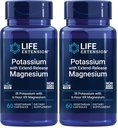 Life Extension Potassium with Extend-Release Magnesium – Heart Health Supplement for Blood Pressure Support with Two Essential Minerals – Non-GMO, Vegetarian, Gluten-Free – 60 Capsules (Pack of 2)