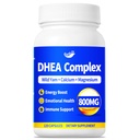 DHEA Supplement For Women & Men 200mg, Micronized DHEA Complex 800mg With Wild Yam, Calcium, Magnesium, Vitamin C, Supports for Immunity, Energy, Metabolism Emotion, Non-GMO, Gluten Free, 120 Capsules