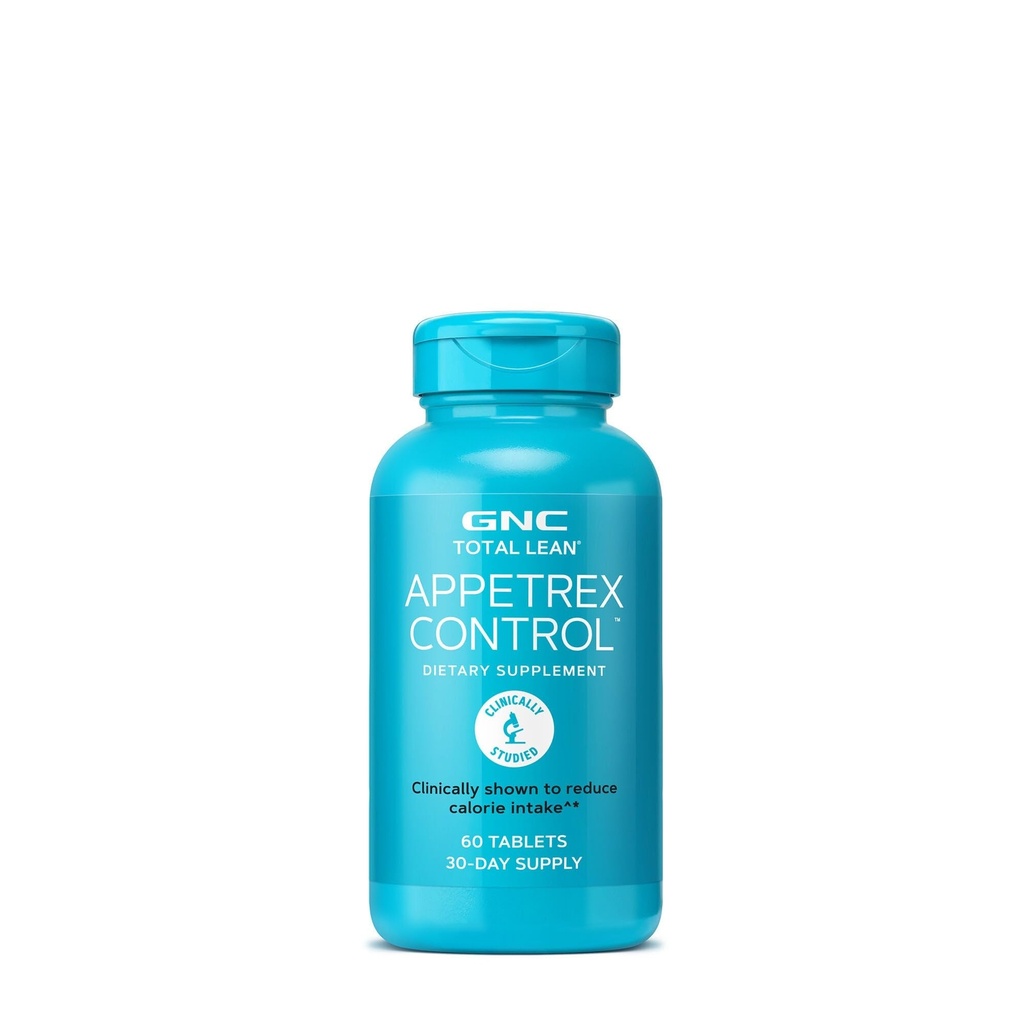 GNC Total Lean Appetrex Control, Clinically Shown to Reduce Calorie Intake, 60 Tablets