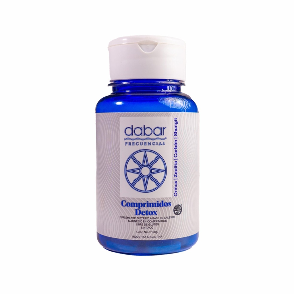 Detox Tablets - Magnesium & Zeolite Supplement with Shungite, Sea Minerals & Activated Charcoal for Heavy Metal Detox, Immune & Natural Energy Support