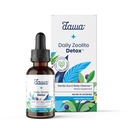 Zeolite Detox 5-in-1 Liquid Drops for Kids & Adults – with Zeolite Clinoptilolite, Soursop, Blue Spirulina, MCT Oil & Cinnamon – Daily Cleanse, Energy, Focus & Speech Support | 30 Servings