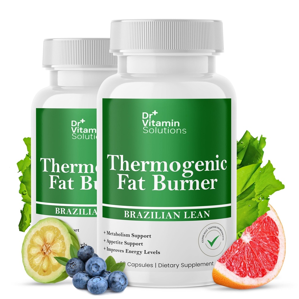 Thermogenic Fat Burner voor vrouwen en mannen - Appetite Suppressant voor gewichtsverlies - Inclusief groene thee Extracten voor Bloat Relief - Metabolisme Booster - Pack of 2