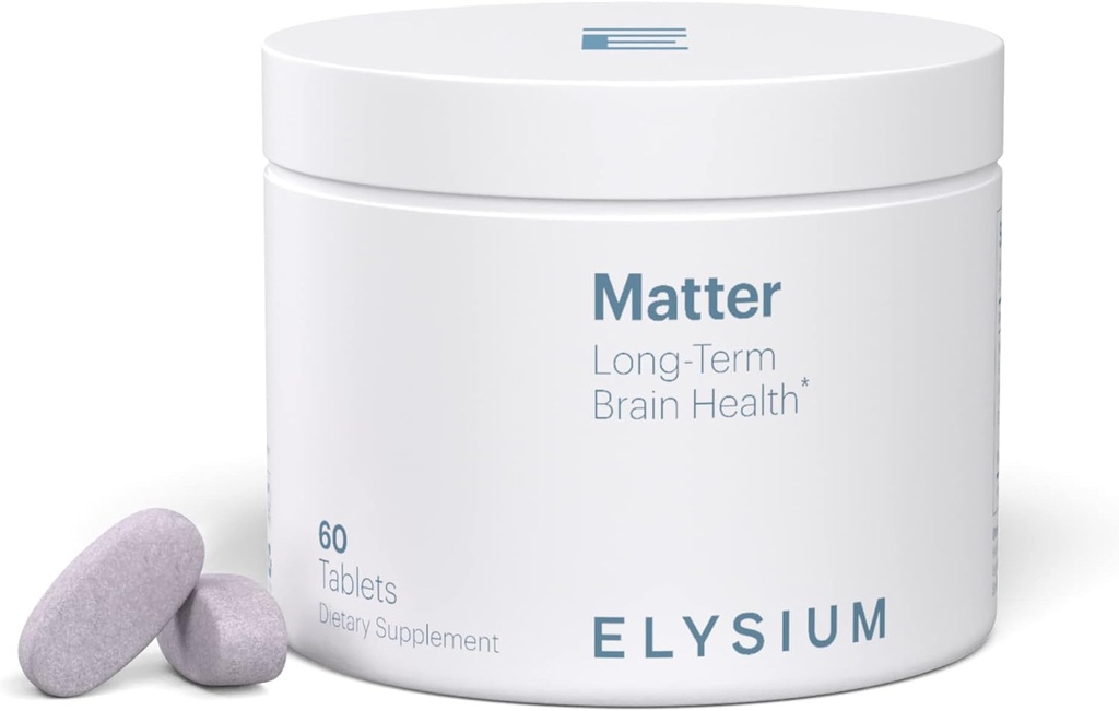 ELYSIUM Materie - 30 porties - Hersensupplement voor Geheugen en Focus Omega 3 Supplement + DHA - Vitaminen om Hersengezondheid en Geheugen te ondersteunen