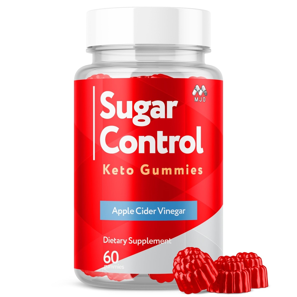 SugarControl Keto Gummies, Official SugarControl Gummys with All Natural Ingredients, Advanced Apple Cider Vinegar Gummy for Health and Wellness Support Max Strength Vitamin Supplement (60 Gummies)