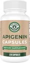 Left Coast Performance Apigenin Supplement 50mg Capsules - 4 maanden Supply - Krachtige Flavonoid voor verbeterde slaap, ontspanning en stress