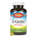 Carlson - E-Gems, 400 IE, Heart Health & Optimal Wellness, Antioxidant, 200 zachte gels