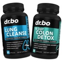 Lung Cleanse & Colon Detox - Kruidenformules ter ondersteuning van respiratoire gezondheid & Bowel bewegingen