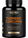 Kurkuma Curcumin met BioPerine Black Pepper en 95% Curcuminoïden - Hoge Absorptie Kurkuma Supplementen 1300mg voor Hearth Health - Non-GMO, Glutenvrij - 120 Capsules