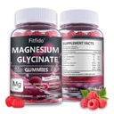 Magnesium Glycinate Gummies 400mg – Sugar Free, No Melatonin Sleep & Stress Support, High Absorption, Gentle on Stomach, Vegan Pectin, for Adults & Kids 4+ (60 Count, Raspberry)