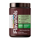 CocoaVia Cardio Health Poudre de cacao, 30 portions, 500mg Cocoa Flavanols, Soutien santé cardiaque, Boost Oxyde nitrique, Améliorer la circulation, énergie, pré-entraînement, végétalien, cacao au chocolat noir
