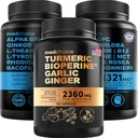 MEDCHOICE Kurkuma & Gember (120ct) en Nootropic Brain (120ct) Supplement Bundle - Wellness Duo for Joint, Digestie, Brain, & Mood Support - Vegan, Non-GMO, Glutenvrij