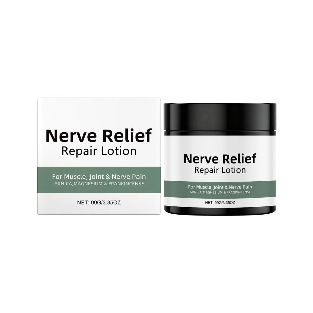 Arnica Nerve Cream, Fast Absorbing, Non-Greasy Topical for Everyday Joint & Muscle ComforTotal Soothing Nerve Formula Magnesium Cream.